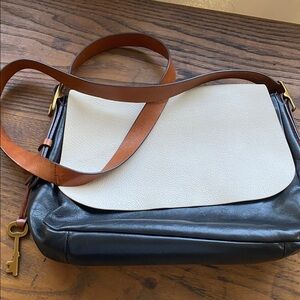 Fossil large flap Harper crossbody purse